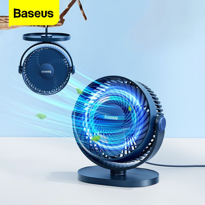 Quạt Mini Để Bàn Baseus Serenity Desktop Fan Mô Phỏng Gió Tự Nhiên 3 Mức Gió Nhỏ Gọn Nguồn Usb - Baseus store hà nội