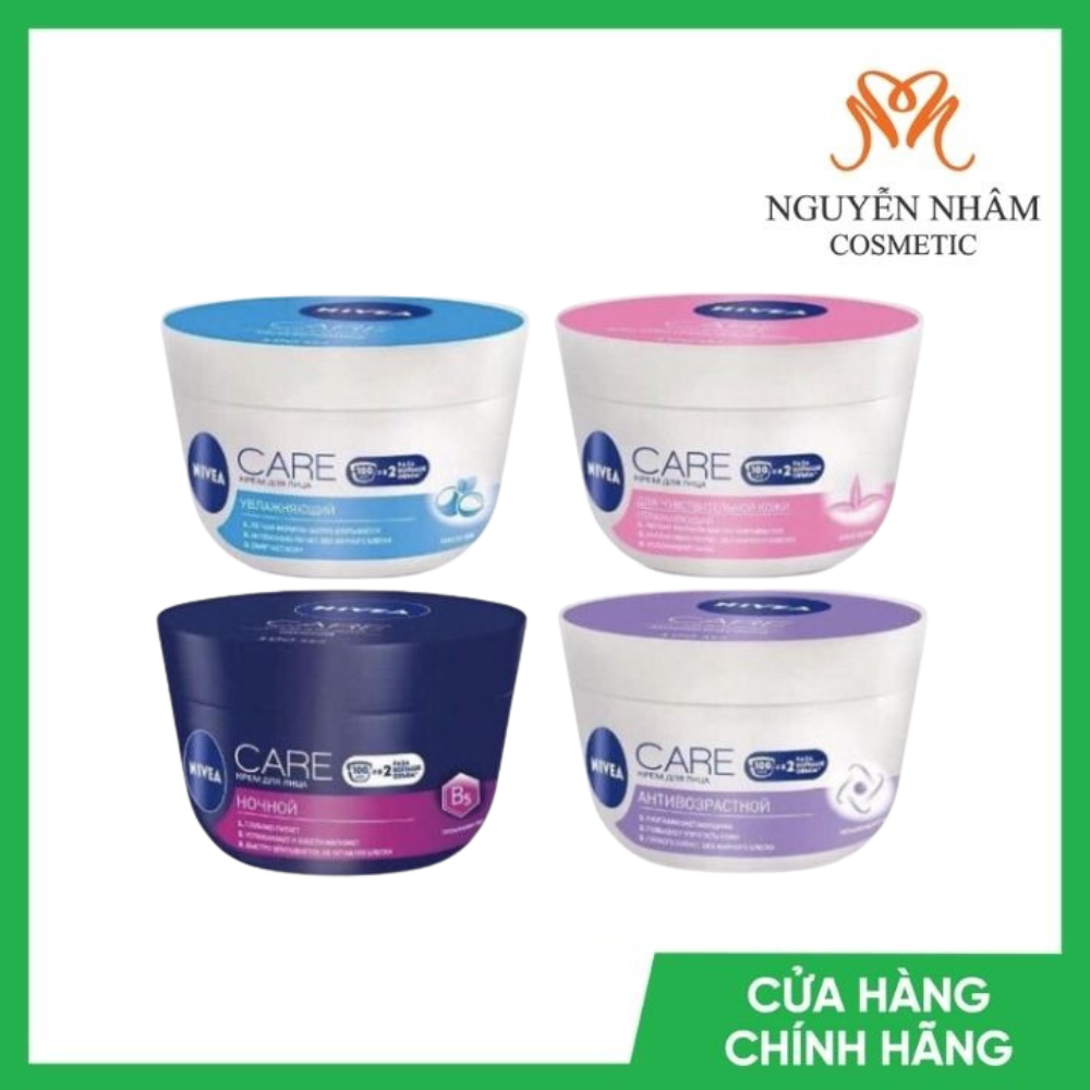 Kem dưỡng ẩm mặt và toàn thân nivea care 100ml - xách tay nga