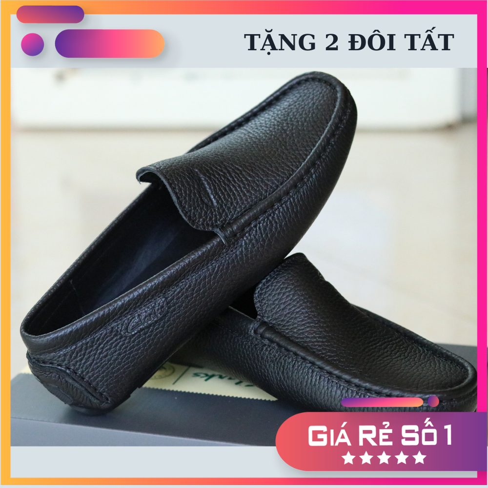 Giày lười nam da bò cao cấp, nhập Thái Lan Full hộp, bảo hành 2 Năm, mã SP CL10