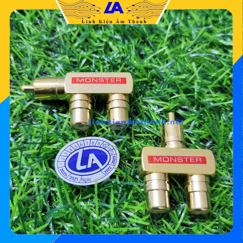 Đầu chuyển đổi jack chia av 1 ra 2 av loại tốt