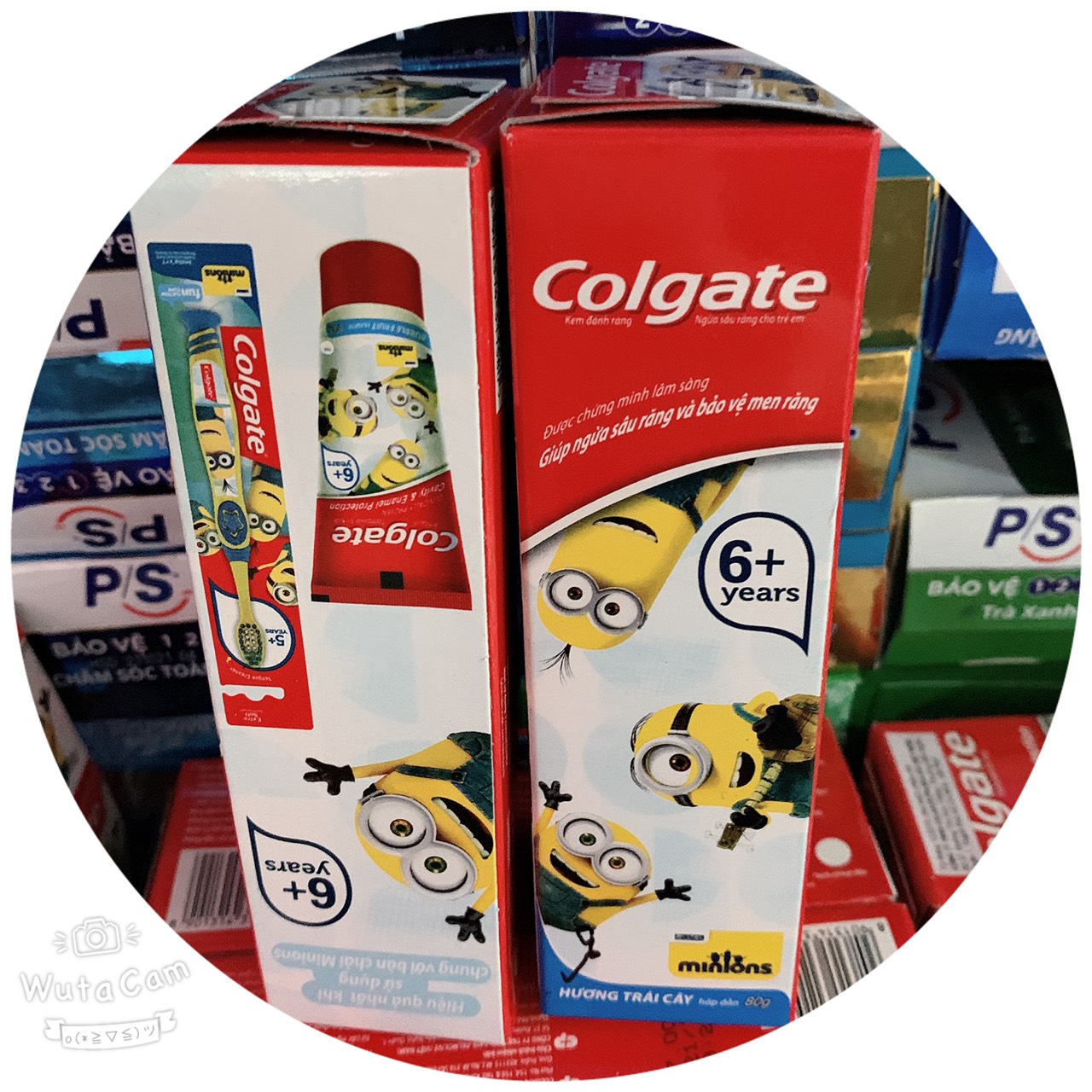 Kem đánh răng trẻ em colgate ngừa sâu răng minions