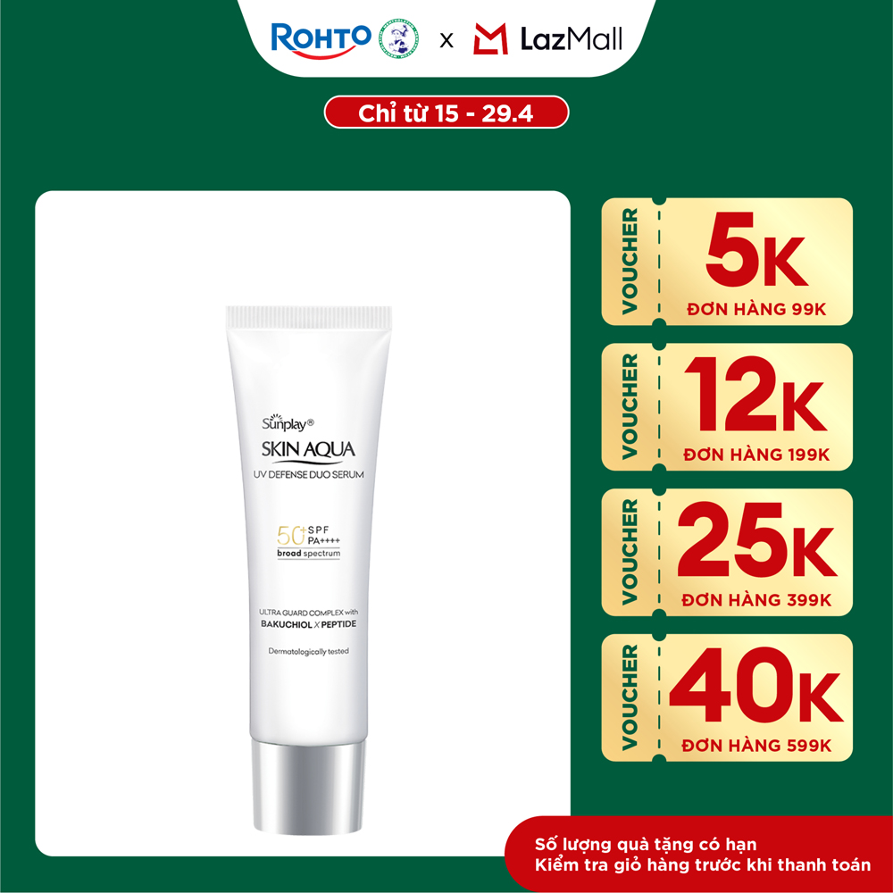 Kem chống nắng dưỡng da chuyên sâu dạng serum Skin Aqua UV Defense Duo Serum 30g