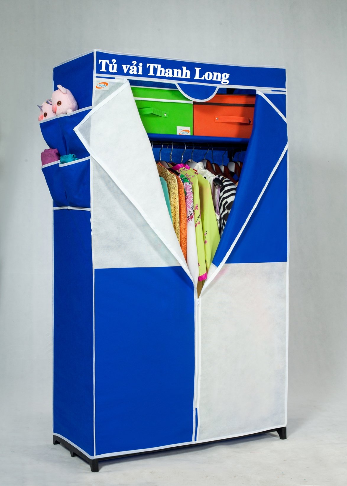 Tủ vải thanh long 02 - tvai02 có 2 ngăn, độ dai cao khó rách
