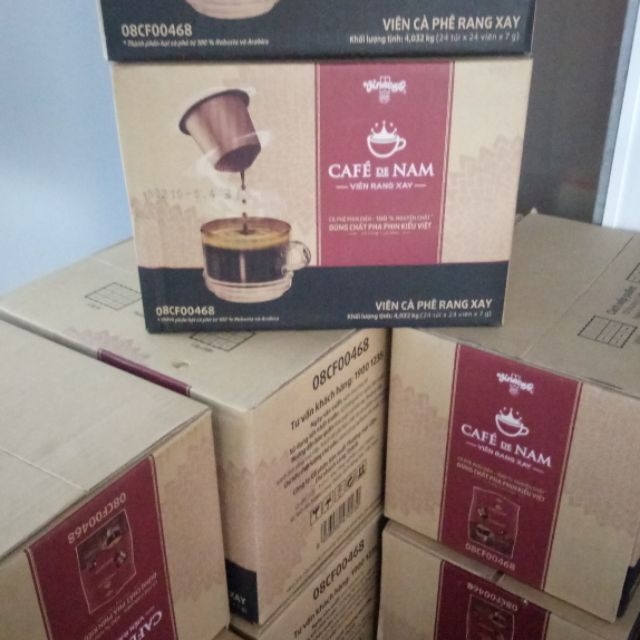 [New 2023 ]vinacafe Viên nén  de nam viên nén [ sỉ 1 thùng Túi/ 480 viên ]