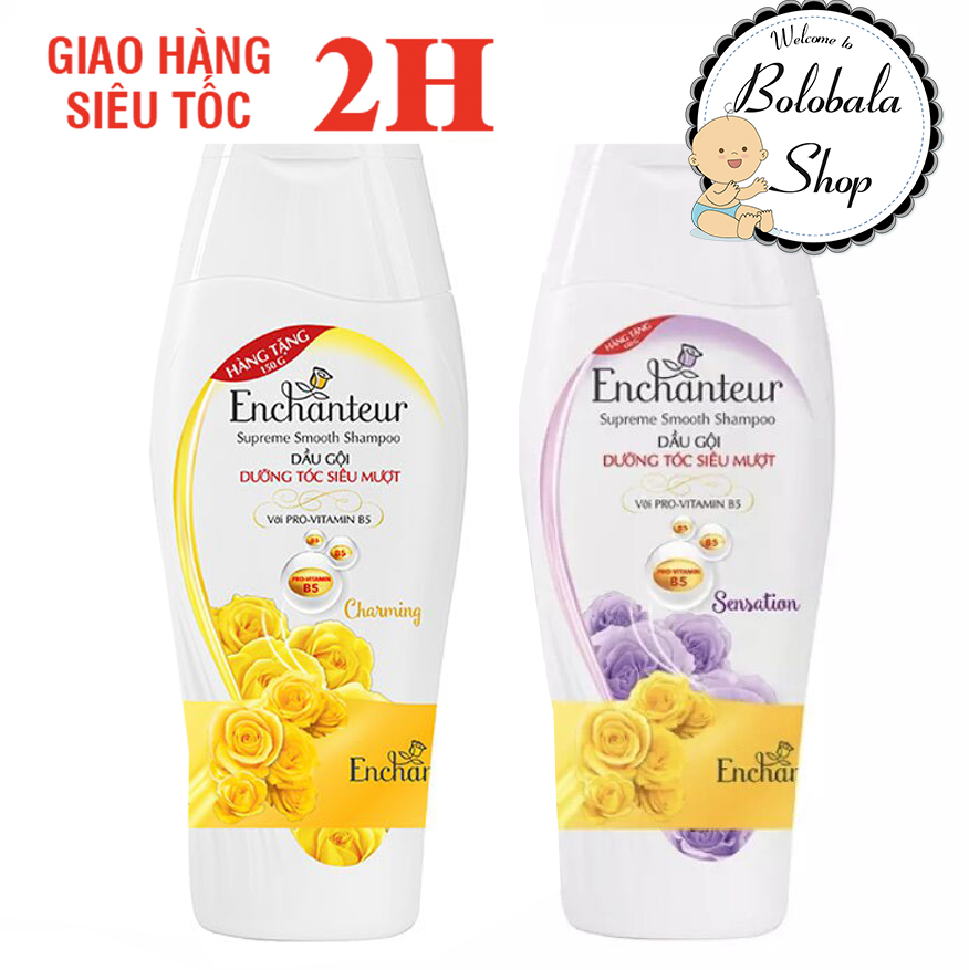 Dầu Gội Dưỡng Tóc Siêu Mượt Enchanteur chai 150g (hàng tặng)