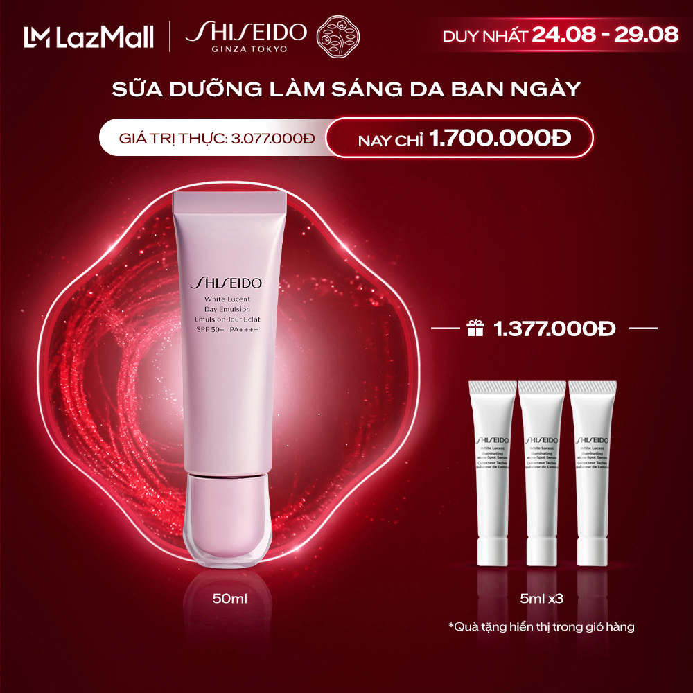 Sữa dưỡng trắng da ban ngày Shiseido White Lucent Day Emulsion 50ml