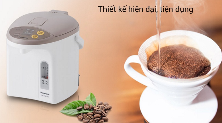 Bình thủy điện panasonic nc-eg2200csy 2.2 lít