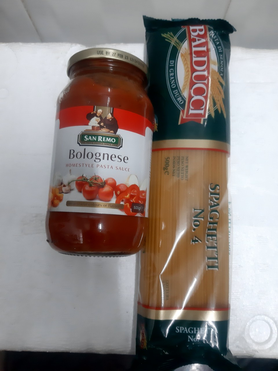 Sốt mỳ ý san remo + mỳ spaghetti 500g