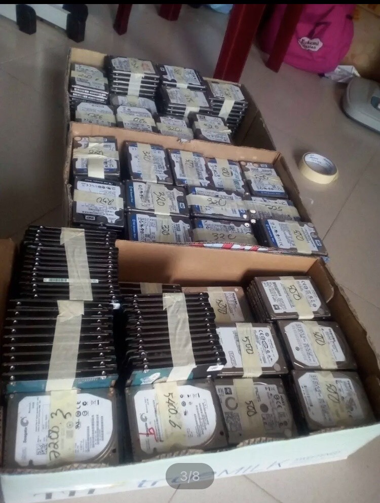 Ổ cứng laptop 500GB 1TB 250GB 160Gb 120GB HDD 160gb HDD 120GB HDD 250GB HDD 500GB HDD 1TB hàng kho rã máy bảo hành 12 tháng