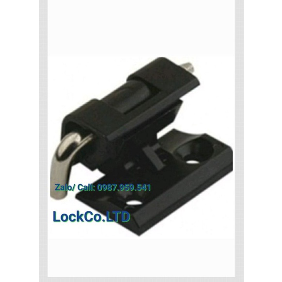 Bản lề tủ điện hl004-2.3 mạ đen