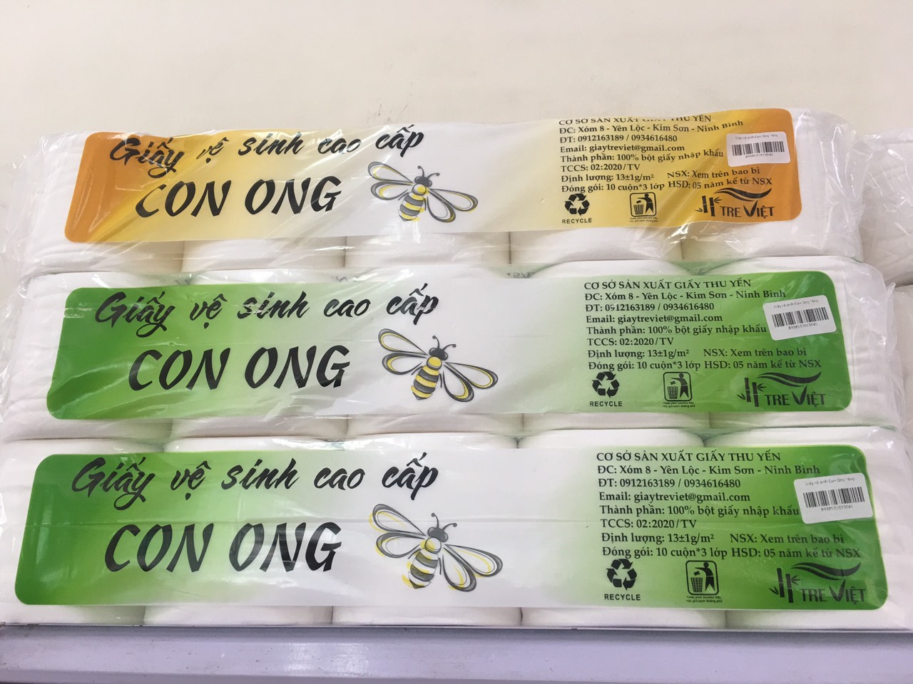 Giấy vệ sinh con ong - cao cấp