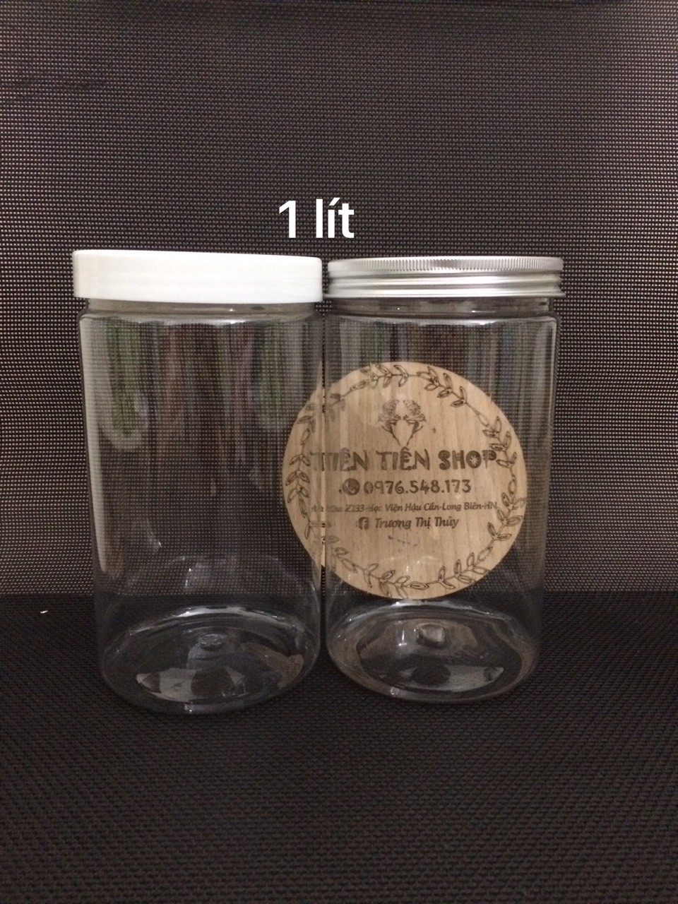 Hũ nhựa pet 1 lít nắp vặn