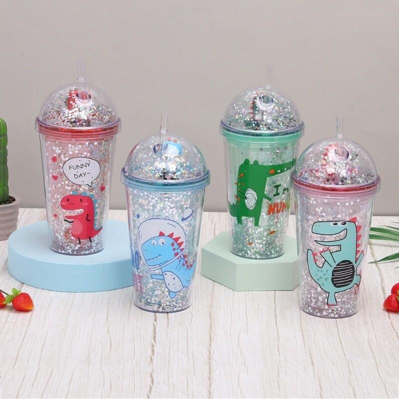 [HCM]Ly Cốc nước khủng long dễ thương đáng yêu Dinosaur Kawaii Cup Supper Cute - BT-L037