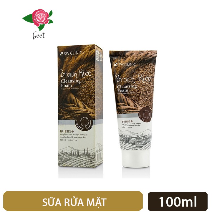 Sữa Rửa Mặt Từ Gạo 100g Brown Rice Foam Cleansing