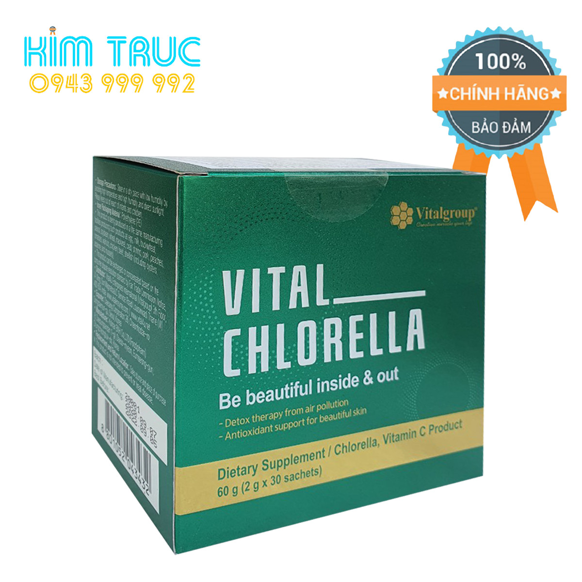 [BÁN SỈ] Tảo Lục Chlorella Vital