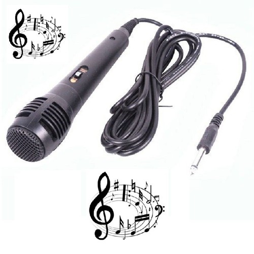 Mic hát karaoke có dây dành cho loa p87 /p88/p89/936/1036 jack cấm 6.5mm - suri store