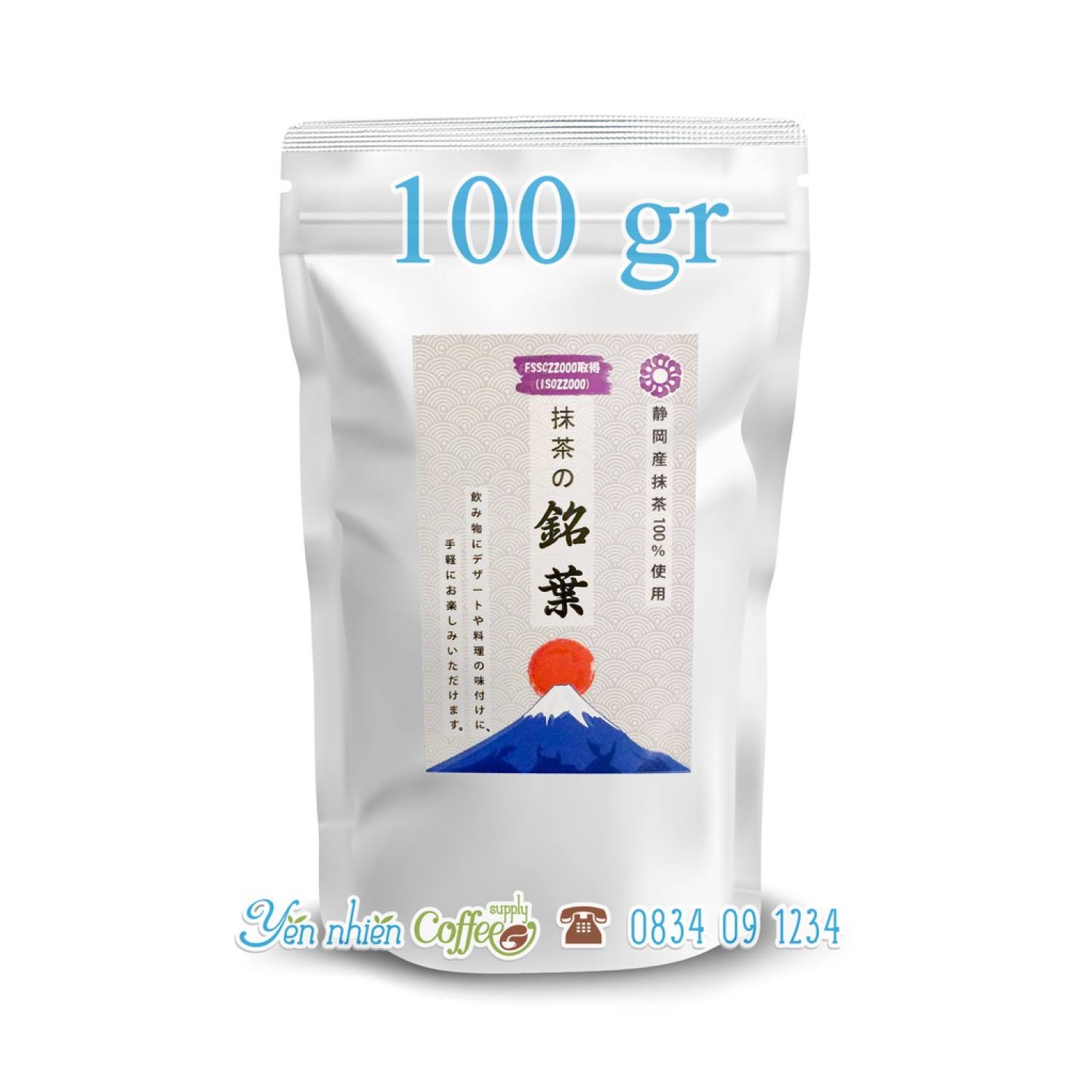 Bột trà xanh matcha meiyo nhật bản cao cấp fssc22000