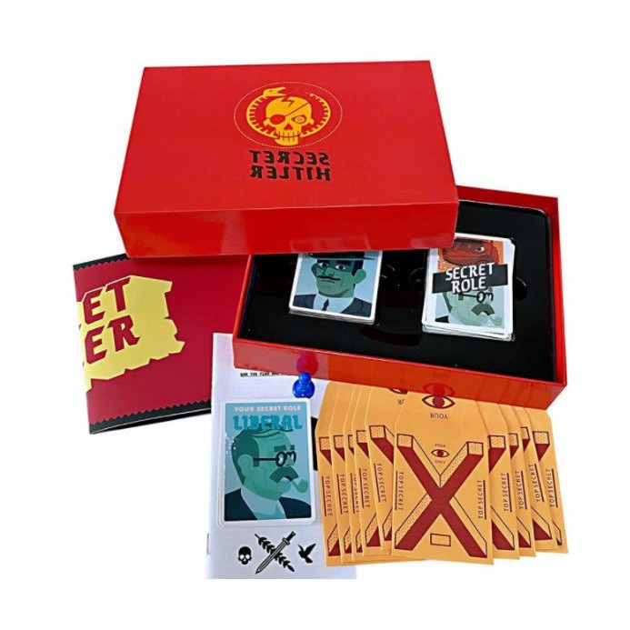 Trò chơi Board Game Secret Hitler bản mini hộp bìa đỏ