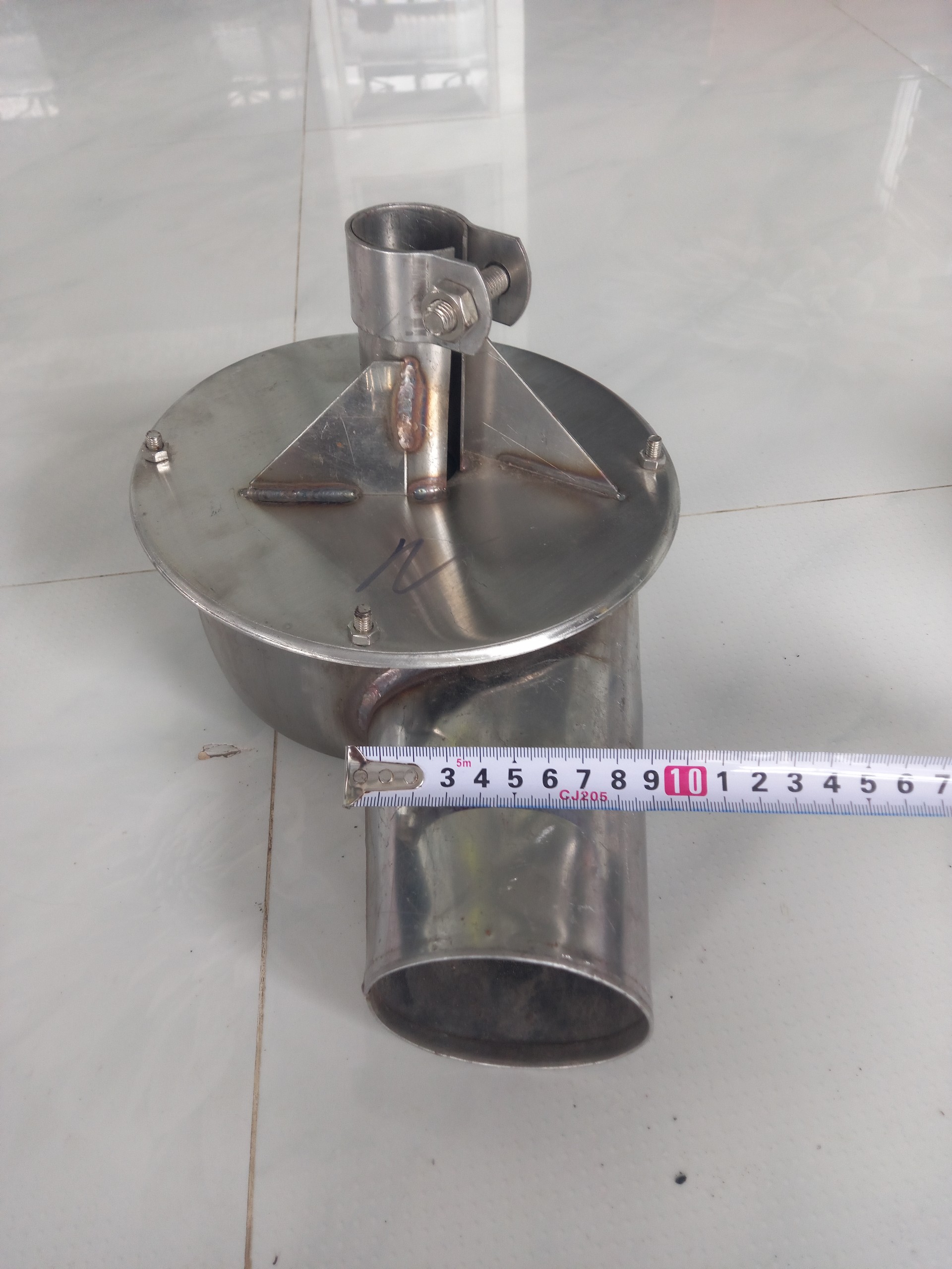 Bơm nước inox phi 90mm dùng cho máy xăng cốt thẳng và xéo
