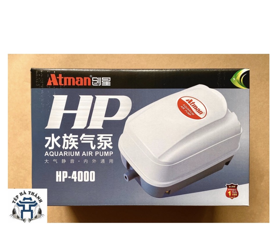 Máy sủi khí atman hp-4000, 20w-35l/min.