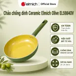 (SALE 8.8)Chảo chống dính Ceramic elmich Olive EL5984OV