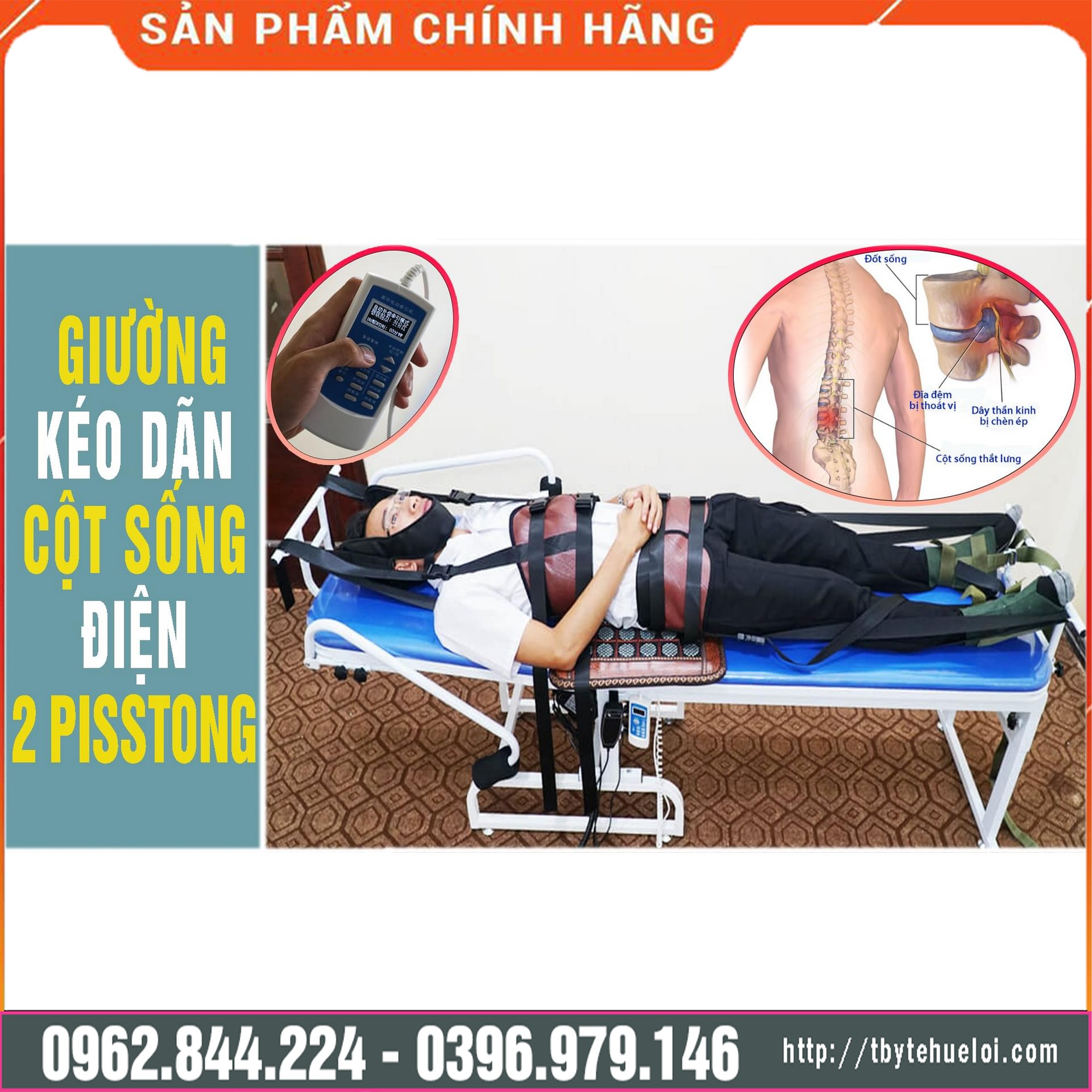 Giường Kéo Giãn Cột Sống Thắt Lưng Bằng Điện