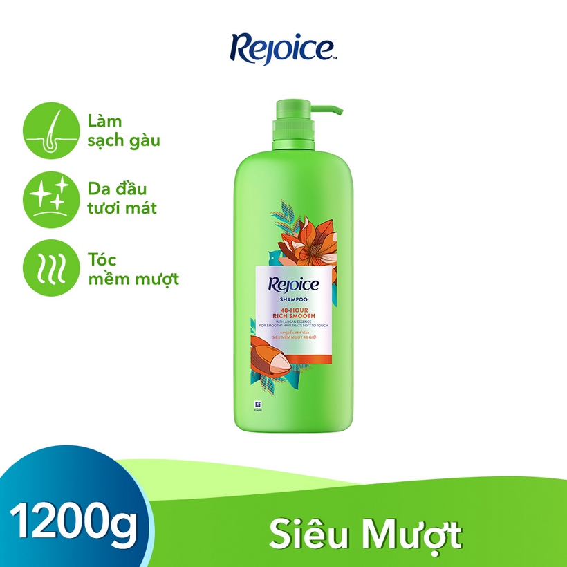 Dầu gội rejoice siêu mềm mượt 48h 1200ml