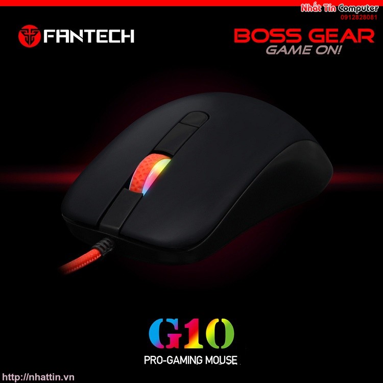 Chuột fantech g10 cho máy tính led rgb chất lượng cao