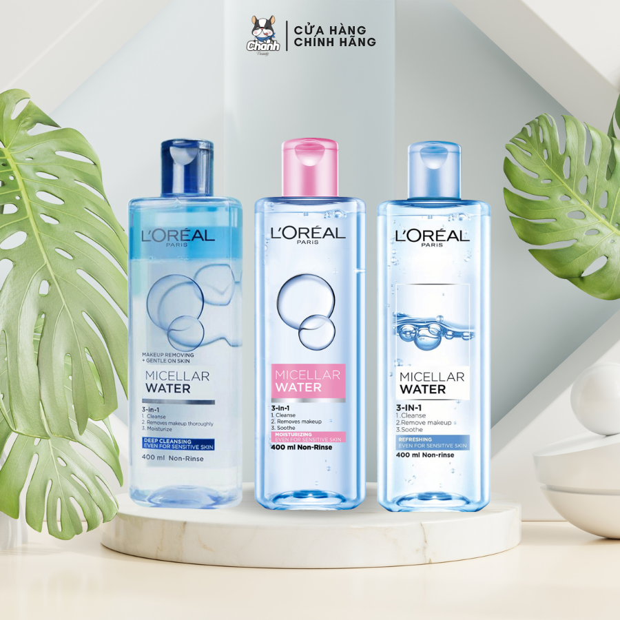 Nước tẩy trang l’oreal paris 3-in-1 micellar water
