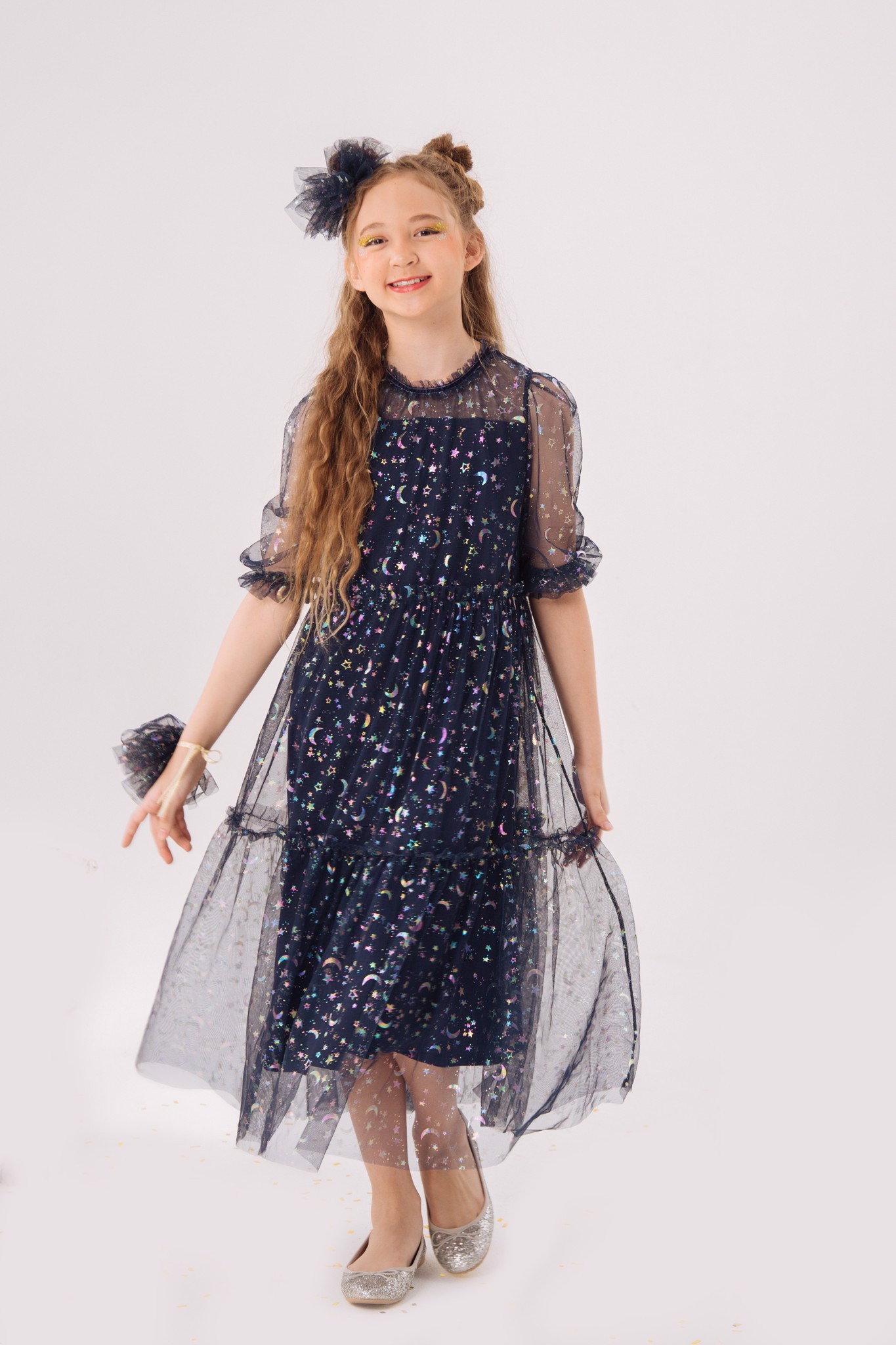 Đầm bé gái m.d.k premium mesh midi dress m.d.k - xinh xắn, dễ thương