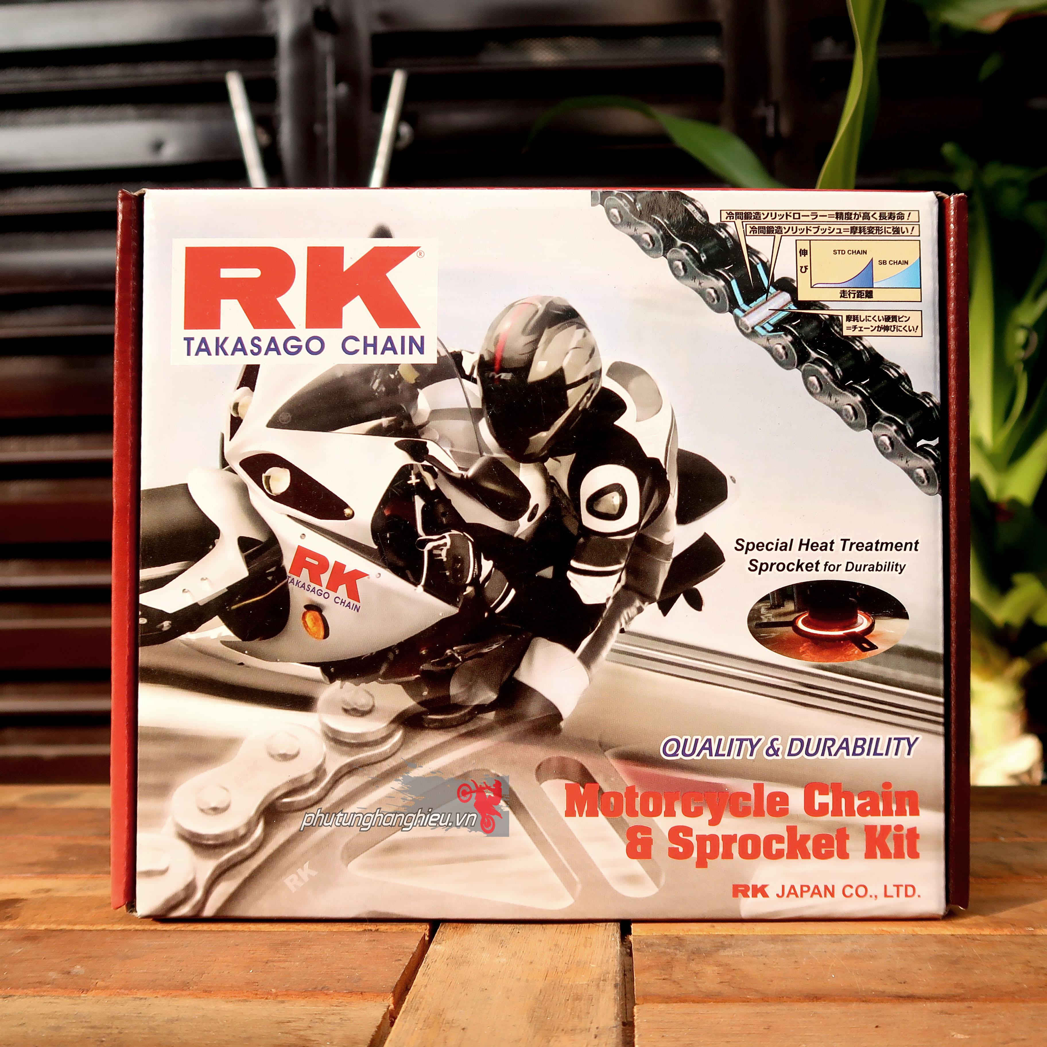 NHÔNG SÊN DĨA RK CHO EXCITER 150, EXCITER 135 VÀ WINNER