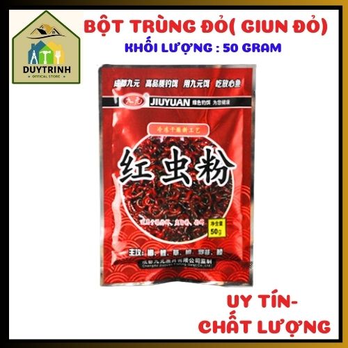 Mồi câu trùn chỉ đỏ câu rô phi, chép, diếc, mồi câu cá chính hãng
