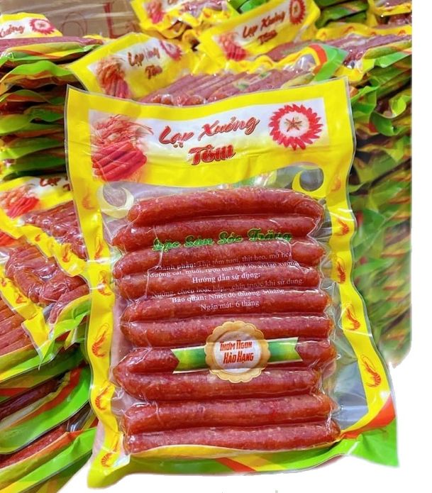 Lạp xưởng tôm loại ngon đặc sản sóc trăng 500gr - 1kg