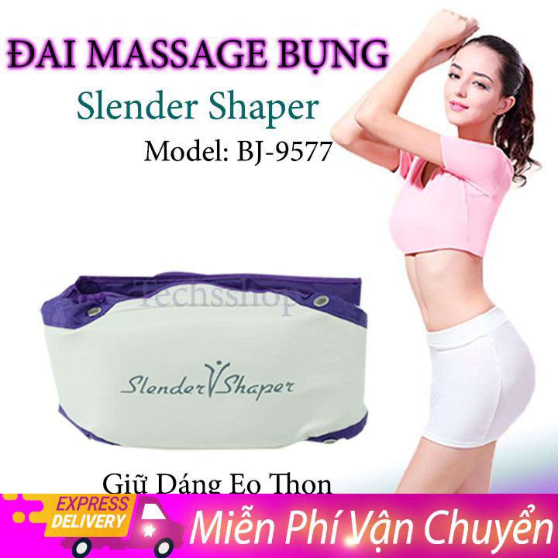 Đai massage giảm mỡ bụng Slender vshaper BJ-9577 - Đai mát xa cao cấp - Đai matxa giảm béo - Máy chăm sóc sức khỏe - Máy massage làm đẹp cơ thể - Máy massage bụng - Tan mỡ bụng