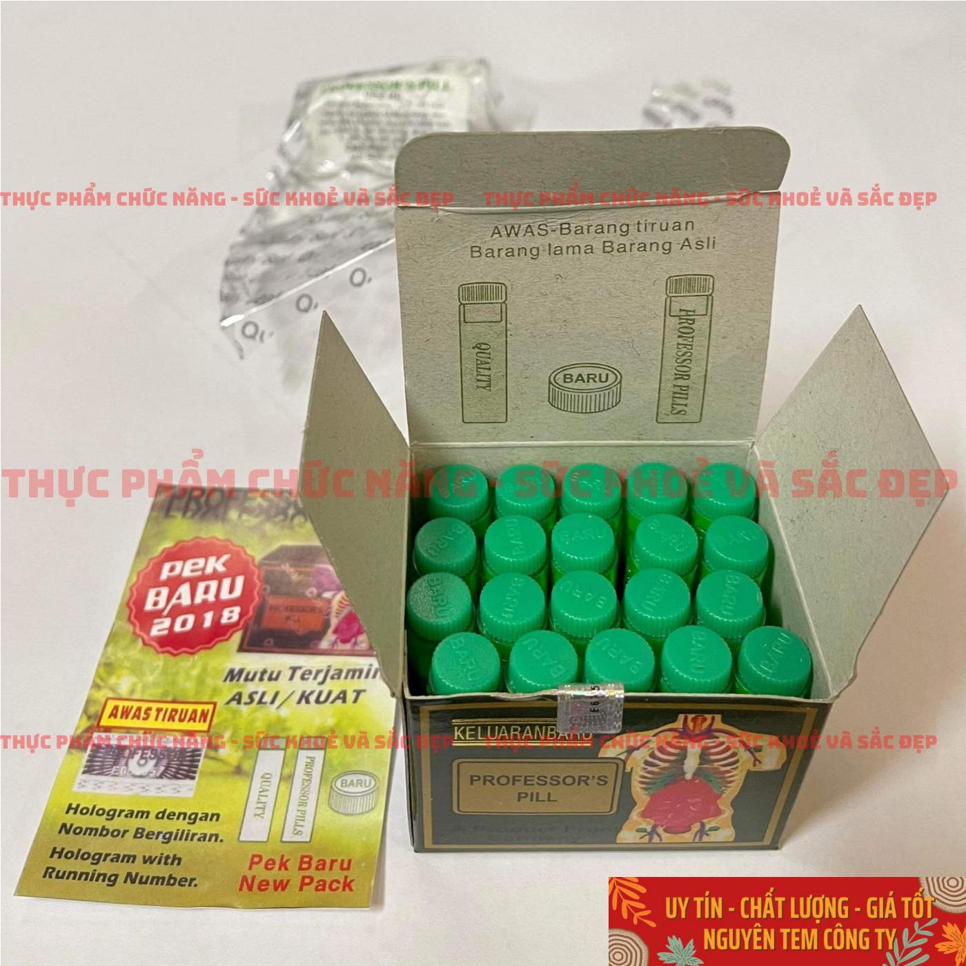 Viên khớp thận đức não đức xanh - hộp 20 ống professor ‘s pill