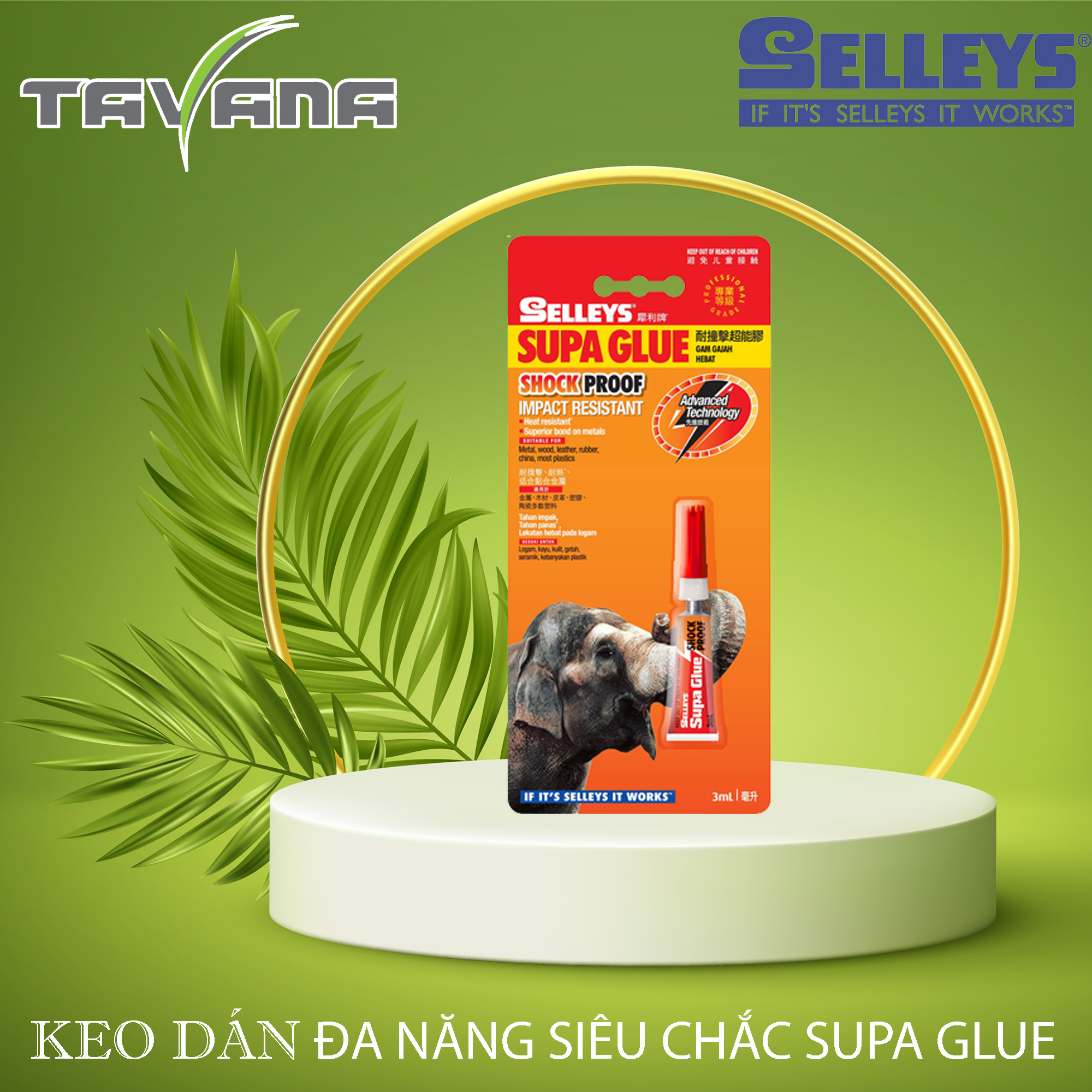 Keo Dán Selleys Supa Glue Shock Proof siêu chắc