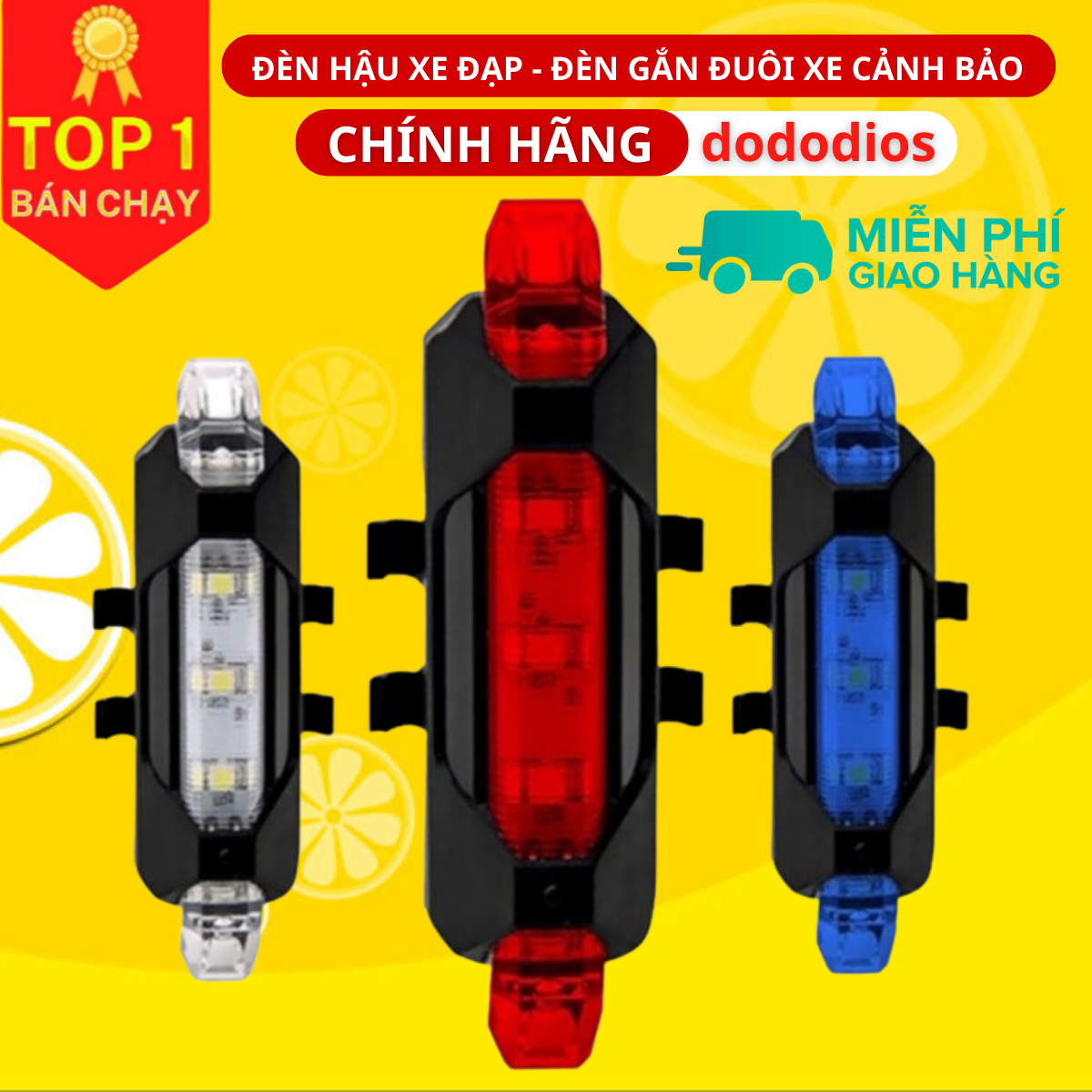 Đèn xe đạp hậu LED thể thao, đèn hậu xe đạp siêu sáng, Đèn xe đạp dododios