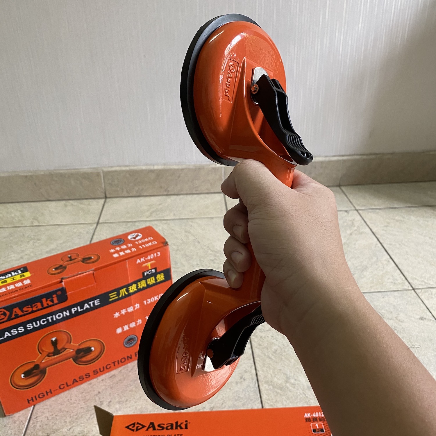 Hít kính, hút gạch Asaki 2 chân/ 3 chân 80 - 130 kg