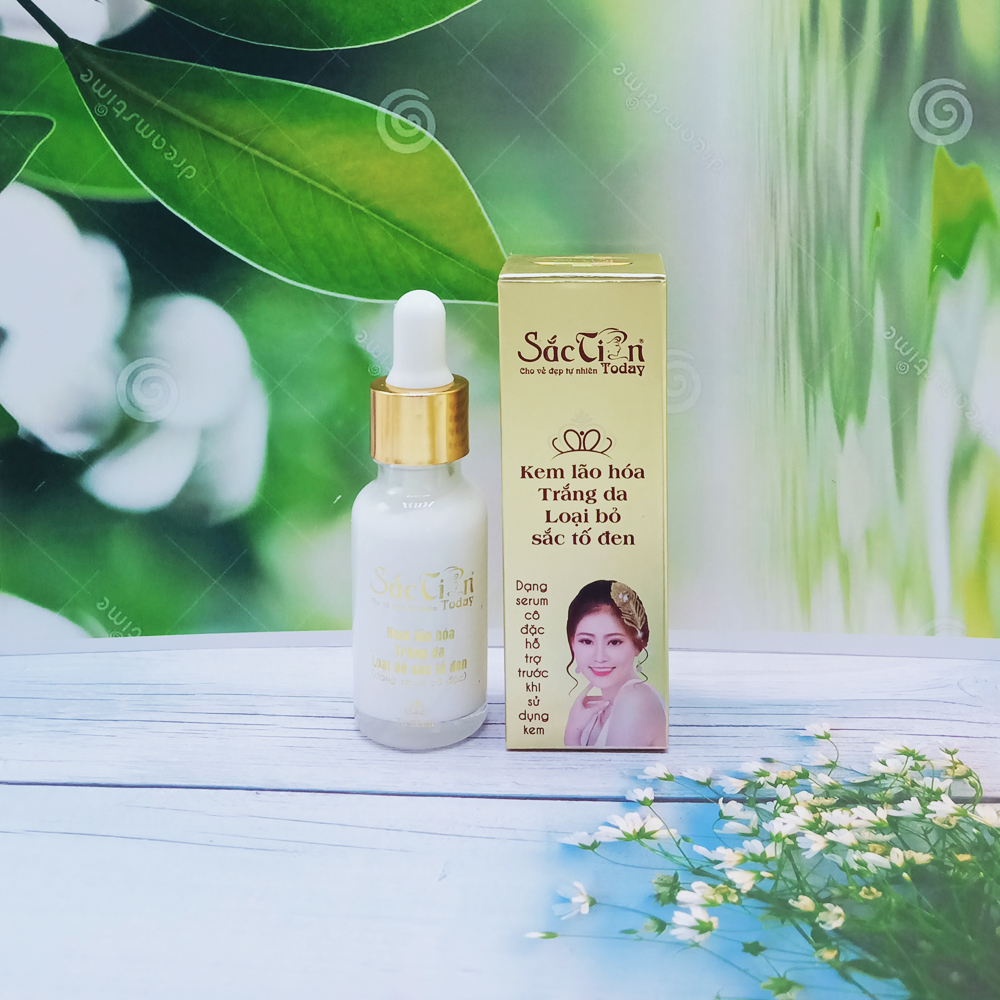 Serum lão hóa trắng da loại bỏ sắc tố đen 20ml sắc tiên today