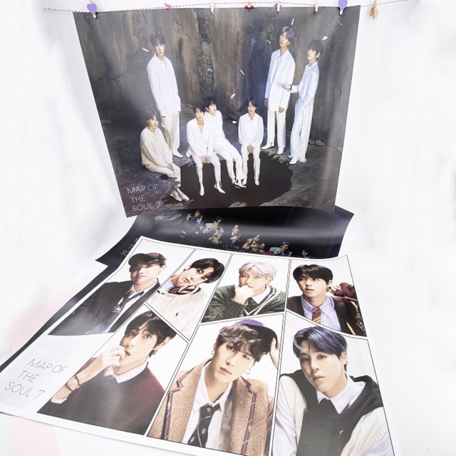 Poster BTS Album Ảnh Mots 7 Hàng Unoff