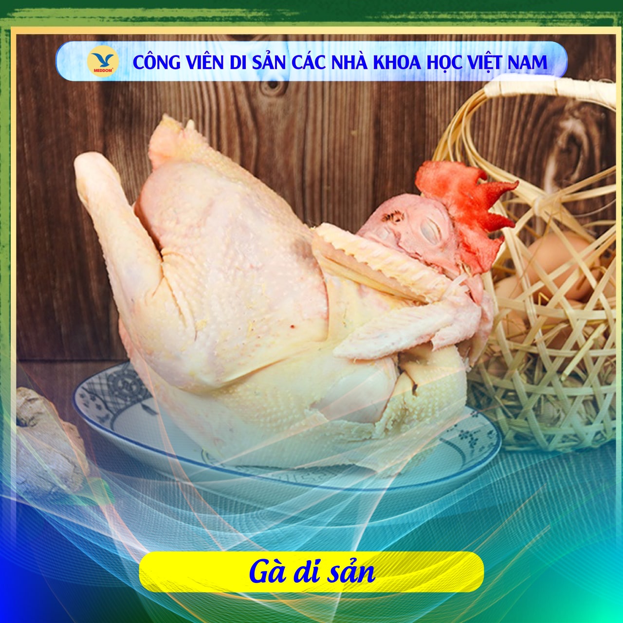 Evoucher - Gà Di sản - Công viên Di sản