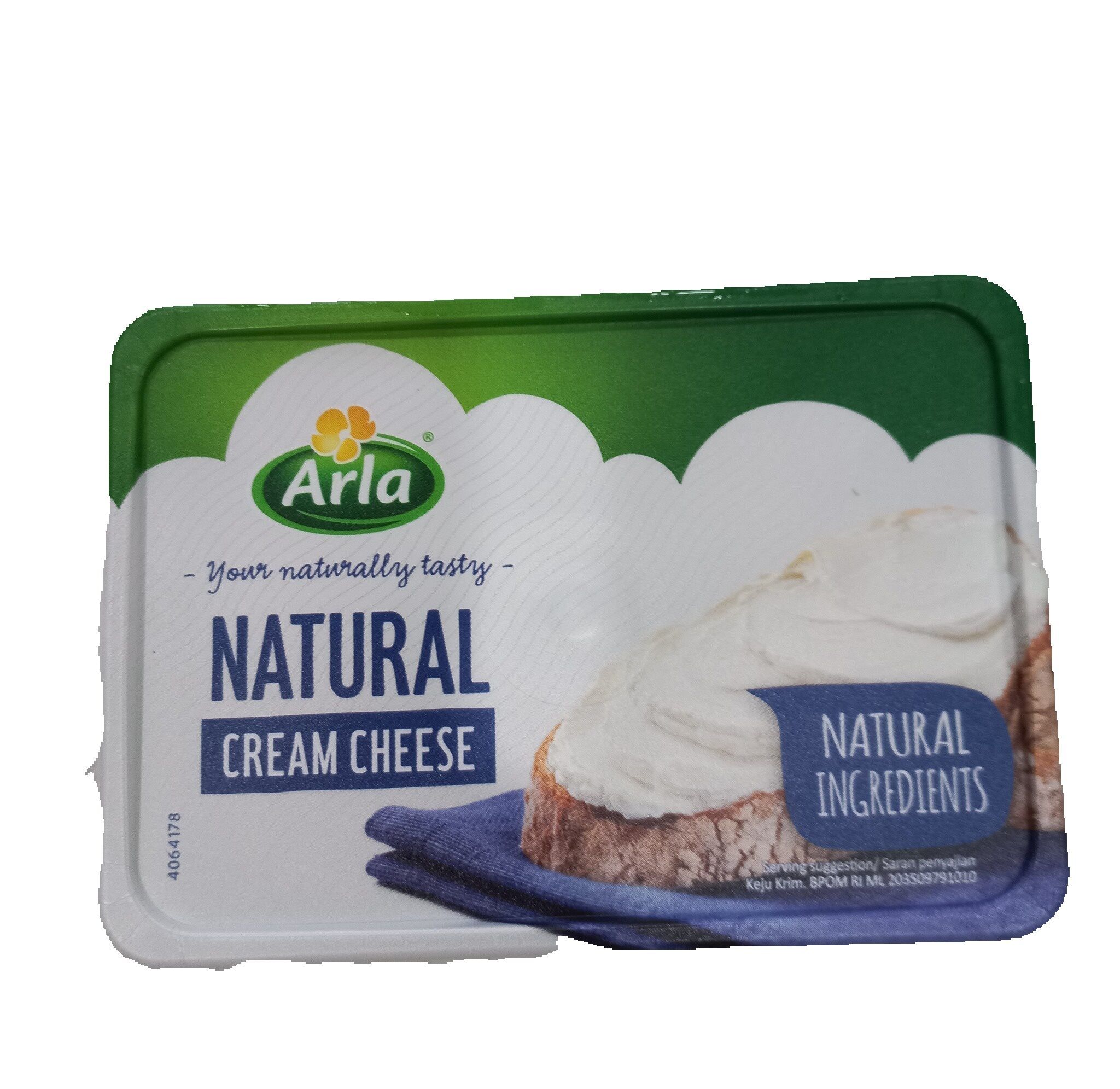 Phô mai kem vị tự nhiên. Arla Natural Cream Cheese 150g.Best before : 01/2027 (Instant Delivery-Giao hàng hỏa tốc )