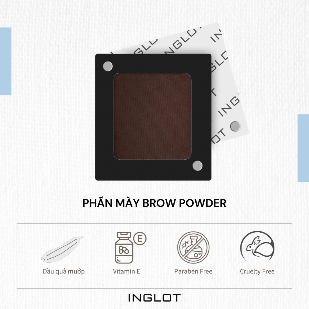 Phấn kẻ chân mày brow powder inglot