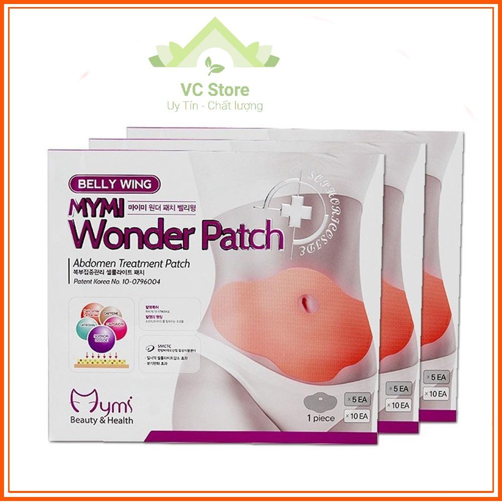 Bộ 15 miếng dán tan mỡ bụng mymi wonder patch hàn quốc