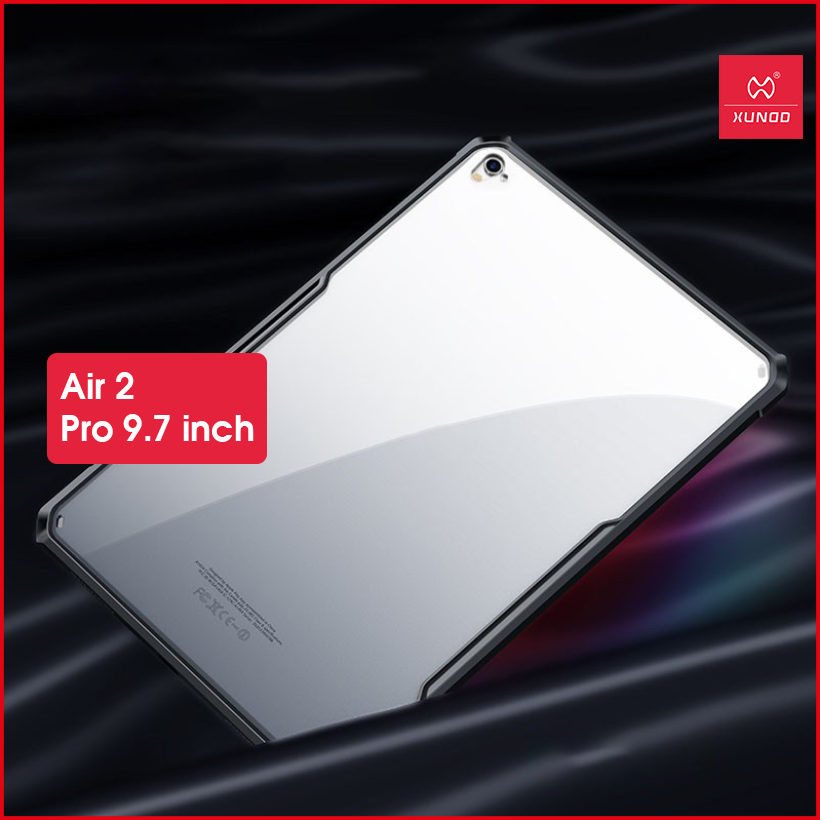 [Giao Hỏa Tốc] Ốp lưng XUNDD iPad Air 2 / iPad Pro 9.7 inch - Chống shock, Mặt lưng trong suốt, Viền TPU