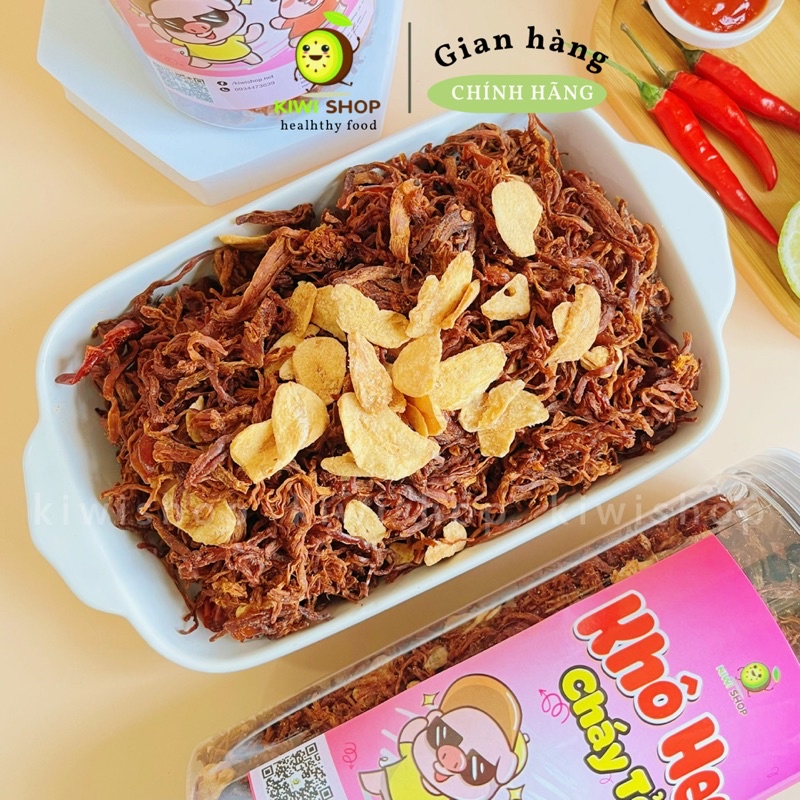 Khô heo cháy tỏi loại ngon - thơm lừng