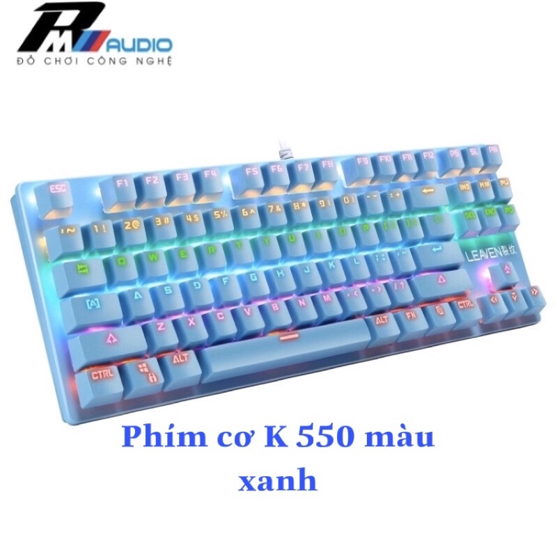 Bàn Phím Cơ Máy Tính Crack K400 và K550 PRO Led RGB 10 Chế Độ Khác Nhau,Chơi Game Dùng Văn Phòng Cực Đã-Bảo Hành 6 Tháng