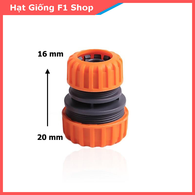Đầu nối nhanh ống nước 20-16 kết nối nhanh hai đầu ống nước phi 20 xuống phi 16