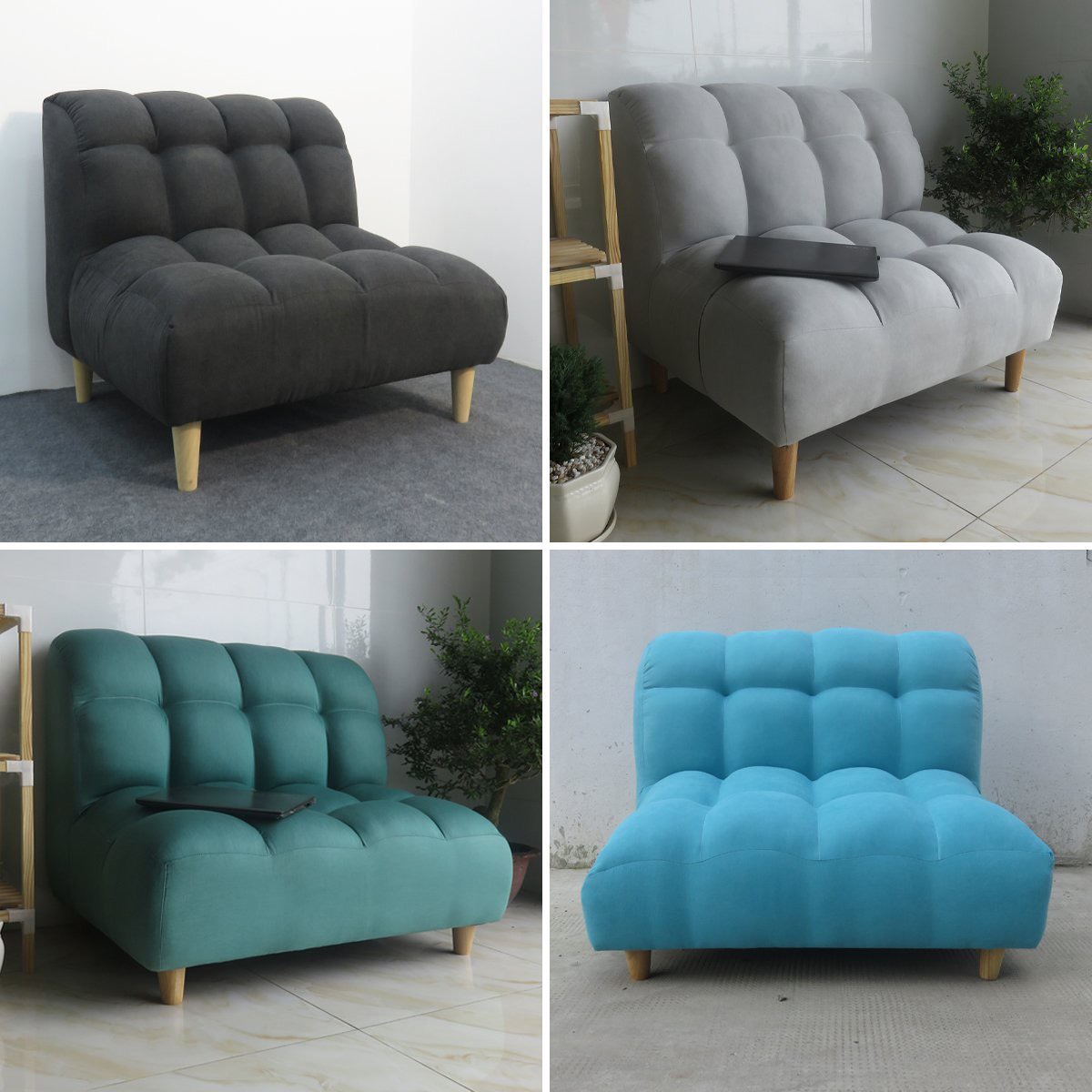 Ghế Sofa Mini TAMI SIÊU BÉO Ú Hàn Quốc màu Xám 120x75x70cm - Nhắn Tin Cho Shop Để CHỌN MÀU VÀ Miễn Phí Vận Chuyển 100%