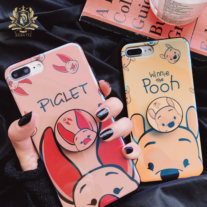 Ốp lưng iphone ốp lưng ip gấu pooh🐻-thỏ piglet🐰ip6plus/6splus/7plus/8plus/ipx/ipxs